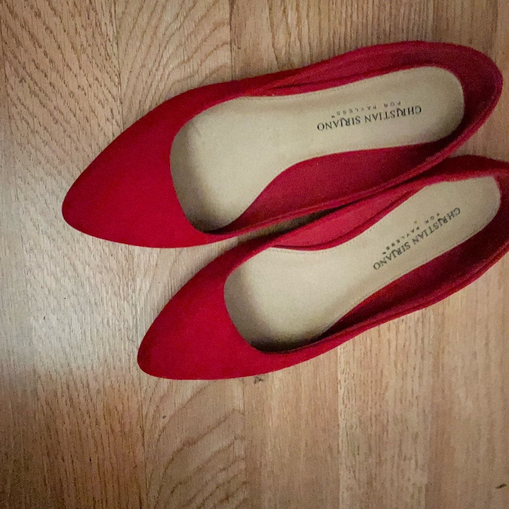 Red Flats only worn a couple times